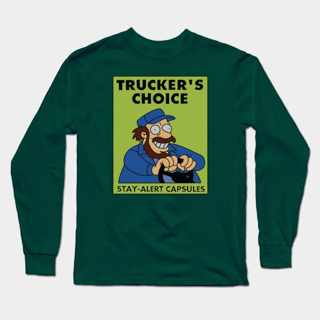 Trucker's Choice Alert Capsules Long Sleeve T-Shirt by saintpetty